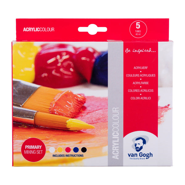 Van Gogh Acrylic colour primary mixing set | 5 x 40 ml