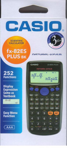 Casio calculator FX-82ES Plus BK