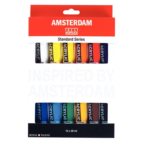 Amsterdam Acrylics 12x20ml Set 17820412
