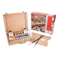 Van Gogh Acrylic Colour Wooden Box Basic with 10 Colours in 40ml Tube + Accessories 22840513
