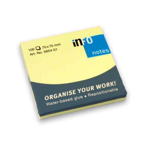 Info Notes Sticky Notes 75x75mm