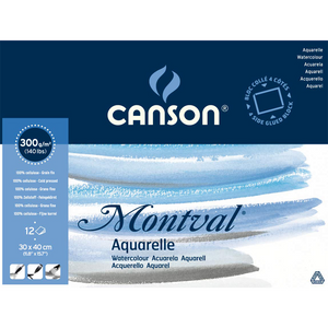 Canson Montval Aquarelle 30x40 300g